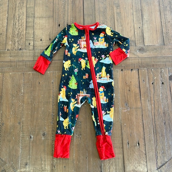 Little bird bamboo Winnie the Pooh Christmas pajamas - Picture 1 of 6